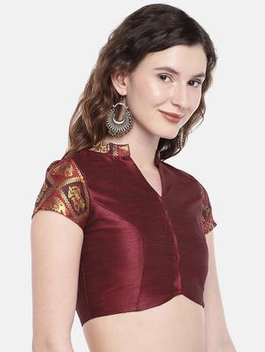 self-design brocade blouse - 16231858 - Standard Image - 2