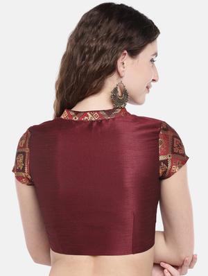 self-design brocade blouse - 16231858 - Standard Image - 3