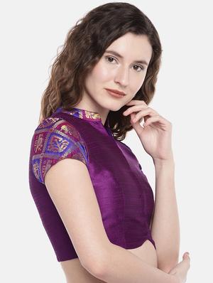 self-design brocade blouse - 16231861 - Standard Image - 2