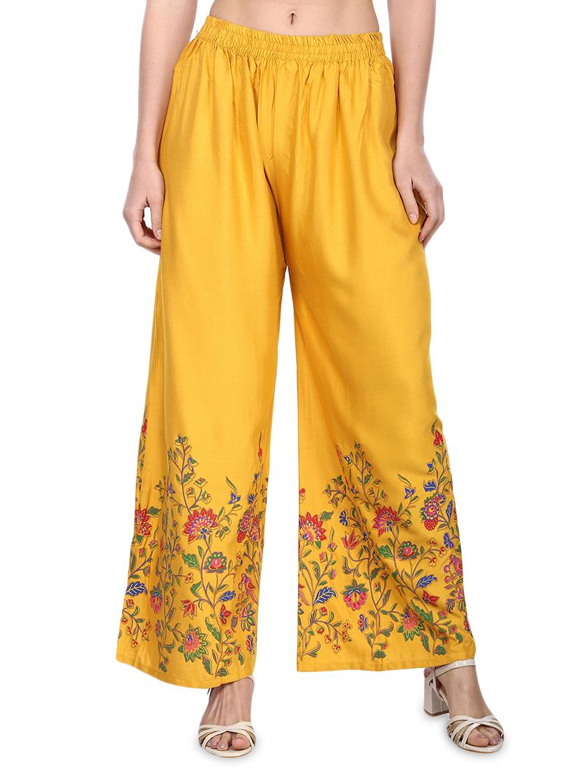 Floral flared palazzo - 16231923 - Zoom Image - 1