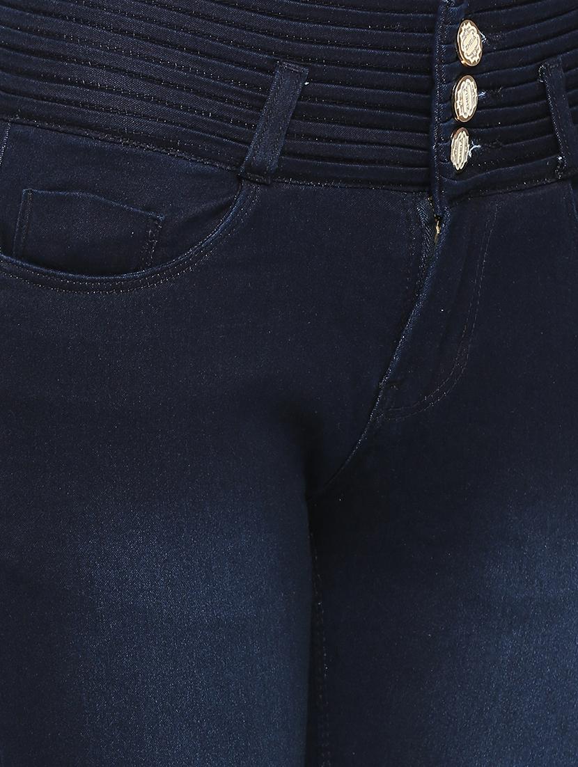 pin tucked high rise jeans - 16233267 - Zoom Image - 5