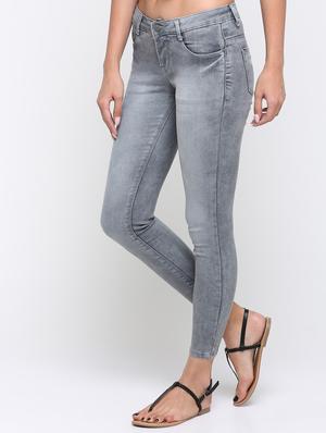 stone washed ankle length jeans - 16233275 - Standard Image - 2