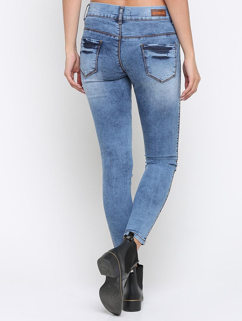 distressed skinny fit jeans - 16233285 - Zoom Image - 3