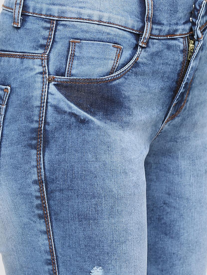 distressed skinny fit jeans - 16233285 - Zoom Image - 5