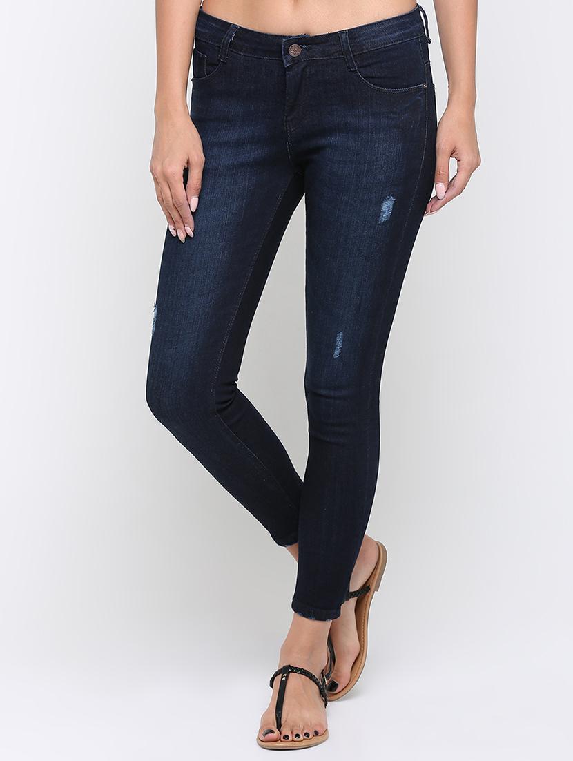 distressed skinny fit jeans - 16233286 - Zoom Image - 1