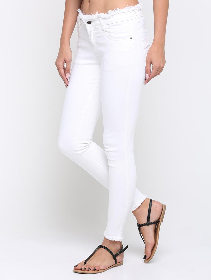 frayed skinny fit jeans - 16233288 - Zoom Image - 2