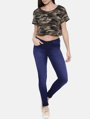 turn up hem stone washed jeans - 16233303 - Standard Image - 4