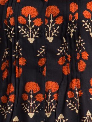 floral printed a-line kurti - 16233359 - Standard Image - 5