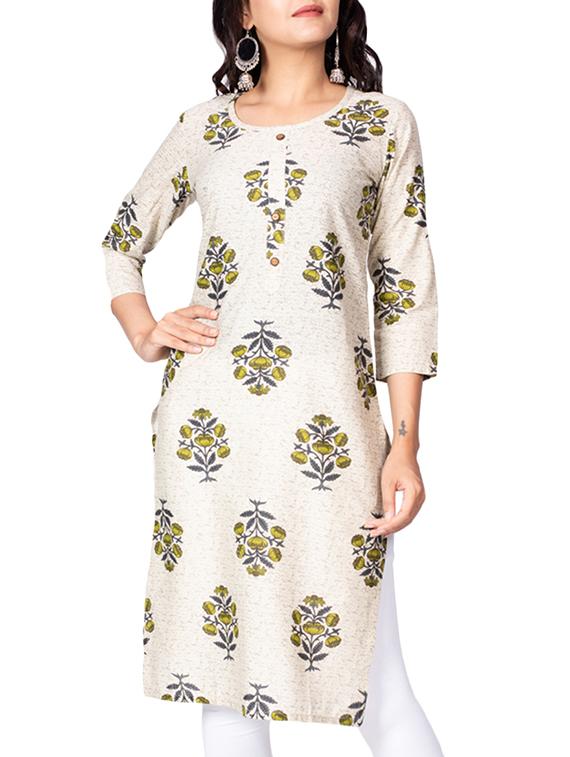 Printed straight kurta - 16235144 - Zoom Image - 1
