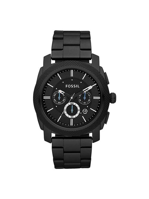 Fossil FS4552 Black Stainless Steel Machine Men's Watch - 16235618 - Very Small Image - 1