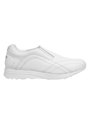 white leatherette sport shoes - 16235921 - Standard Image - 2