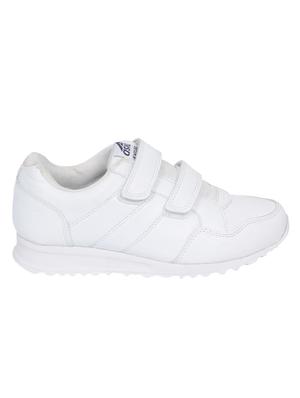 white leatherette sport shoes - 16235925 - Standard Image - 2