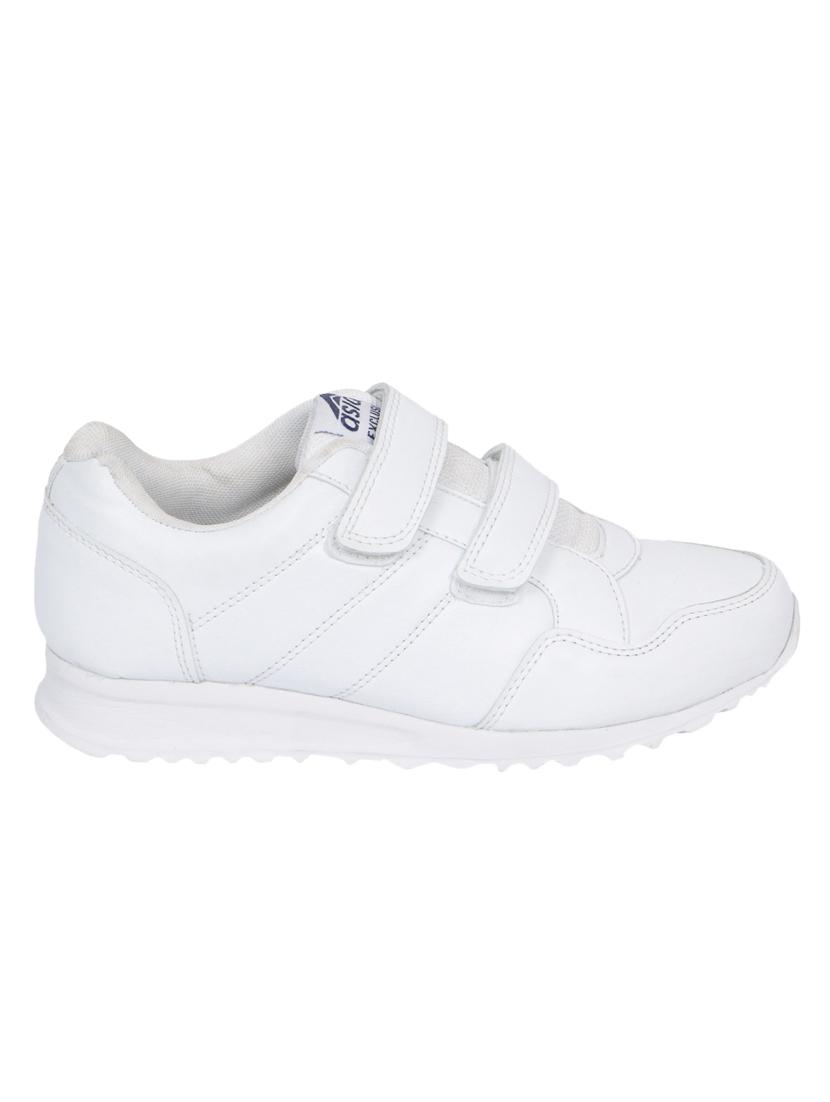 white leatherette sport shoes - 16235925 - Zoom Image - 2