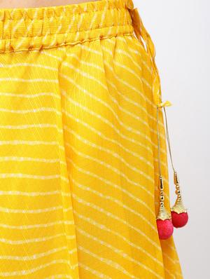 pink raw silk kurta skirt set - 16236035 - Standard Image - 6