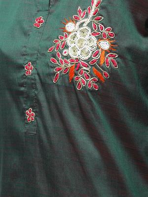 embellished kurta skirt set - 16236046 - Standard Image - 5