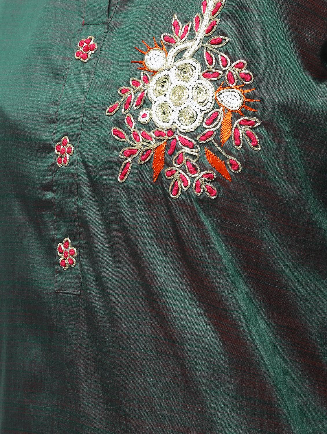 embellished kurta skirt set - 16236046 - Zoom Image - 5