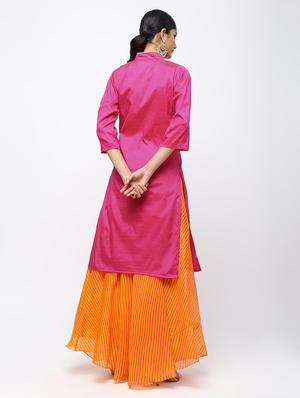 embellished kurta skirt set - 16236052 - Standard Image - 3