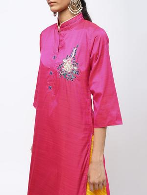 embellished kurta skirt set - 16236052 - Standard Image - 4