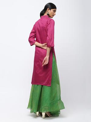 embellished kurta skirt set - 16236053 - Standard Image - 3