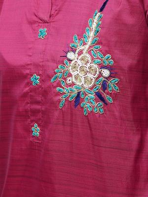 embellished kurta skirt set - 16236053 - Standard Image - 5