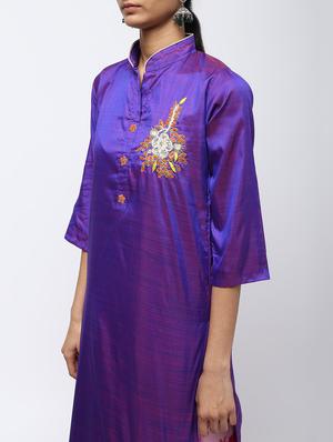embellished kurta skirt set - 16236056 - Standard Image - 4