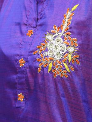 embellished kurta skirt set - 16236056 - Standard Image - 5