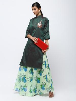 embellished kurta skirt set - 16236059 - Standard Image - 4