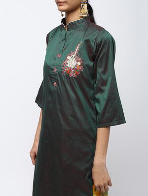 embellished kurta skirt set - 16236059 - Standard Image - 5