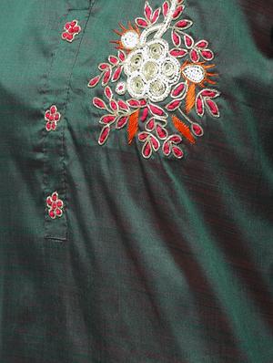 embellished kurta skirt set - 16236059 - Standard Image - 6