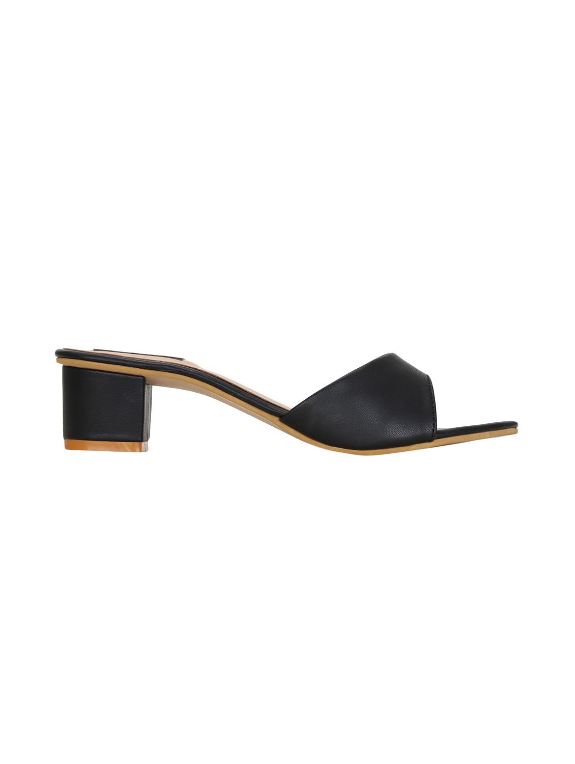 black slip on sandals - 16236183 - Zoom Image - 2