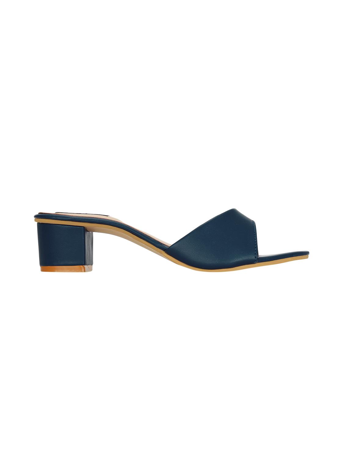 navy slip on sandals - 16236184 - Zoom Image - 2