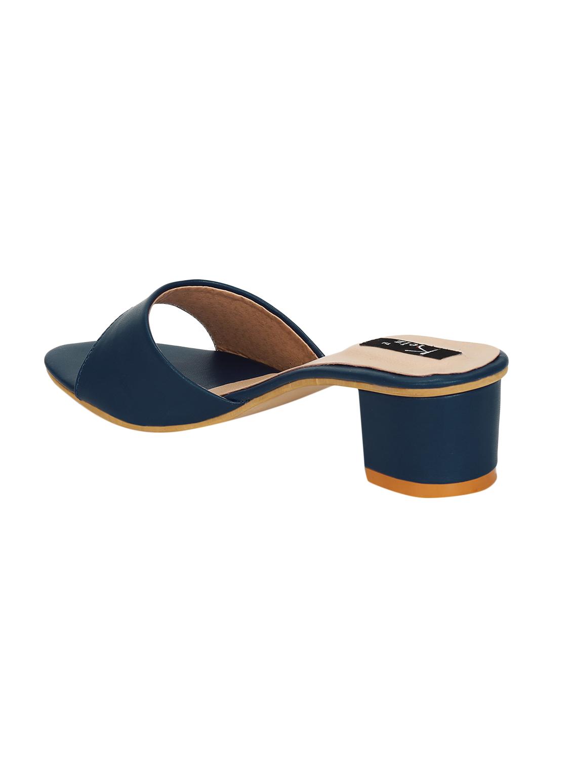 navy slip on sandals - 16236184 - Zoom Image - 3