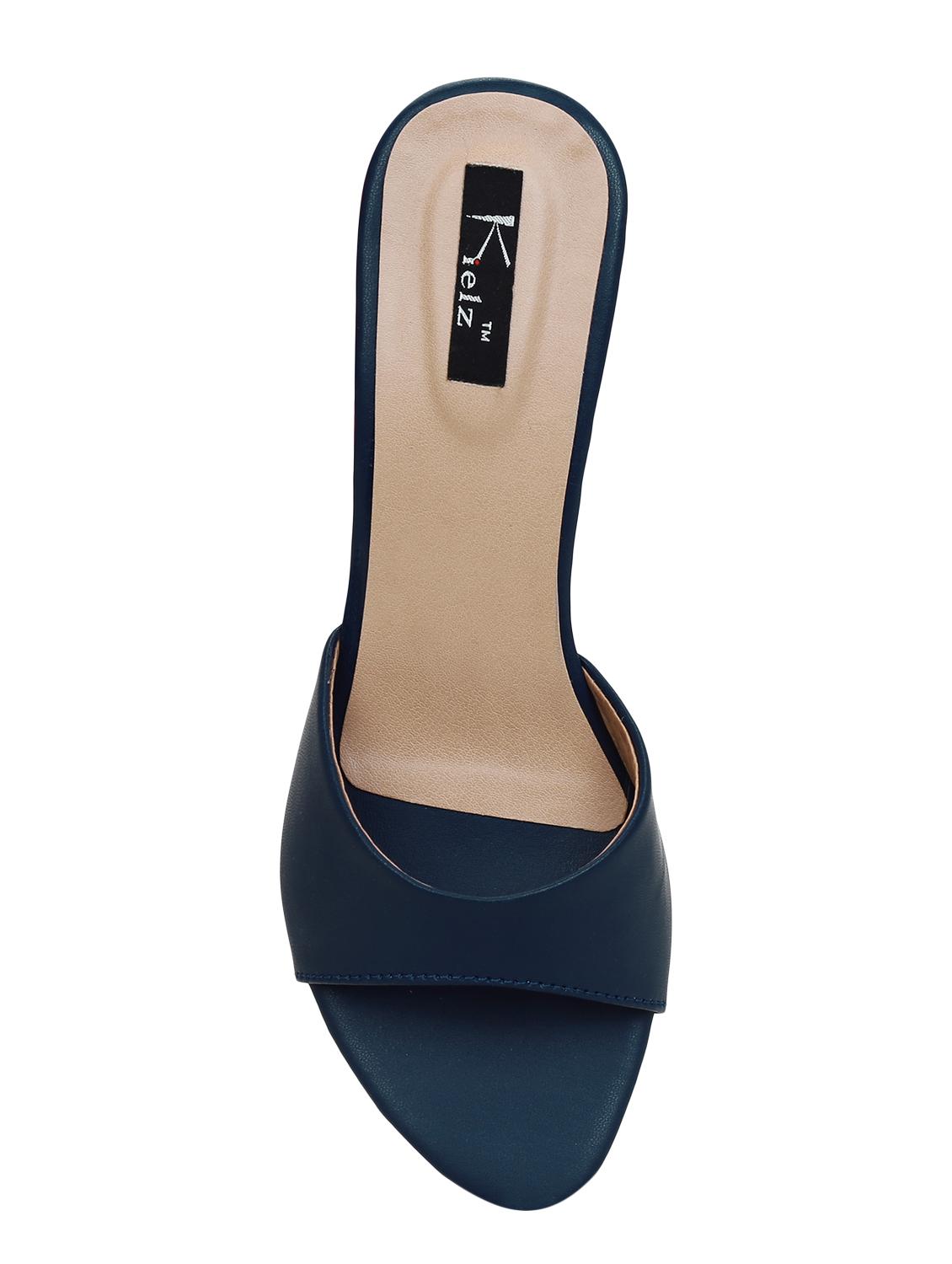 navy slip on sandals - 16236184 - Zoom Image - 4