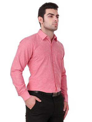 pink solid formal shirt - 16236493 - Standard Image - 2