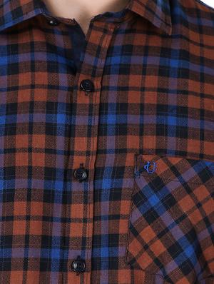 multi colored checkered casual shirt - 16236507 - Standard Image - 5