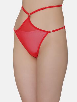 ring detail mesh bikini panty - 16236700 - Standard Image - 2