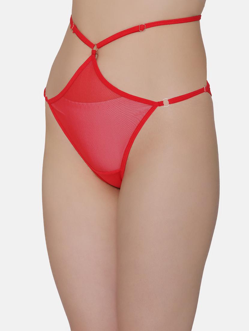 ring detail mesh bikini panty - 16236700 - Zoom Image - 2