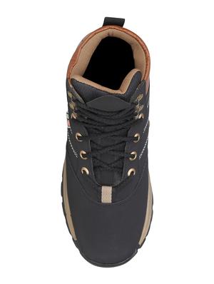 black leatherette low ankle boots - 16236850 - Standard Image - 4