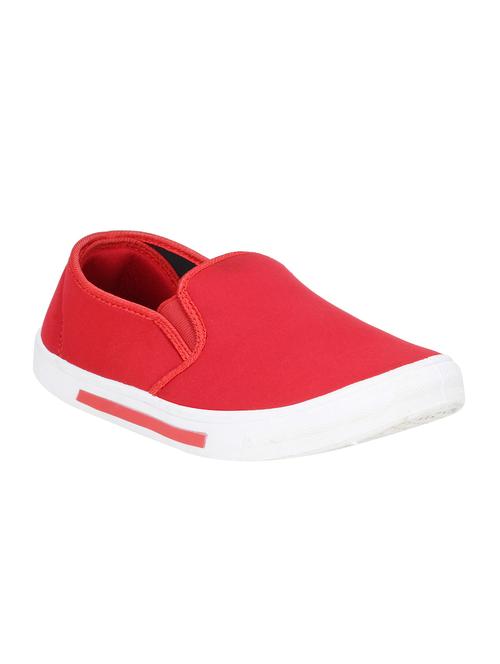 red synthetic slipon - 16237071 - Standard Image - 1