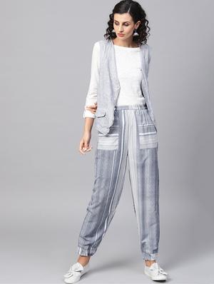 pocket patch striped trouser - 16237386 - Standard Image - 4
