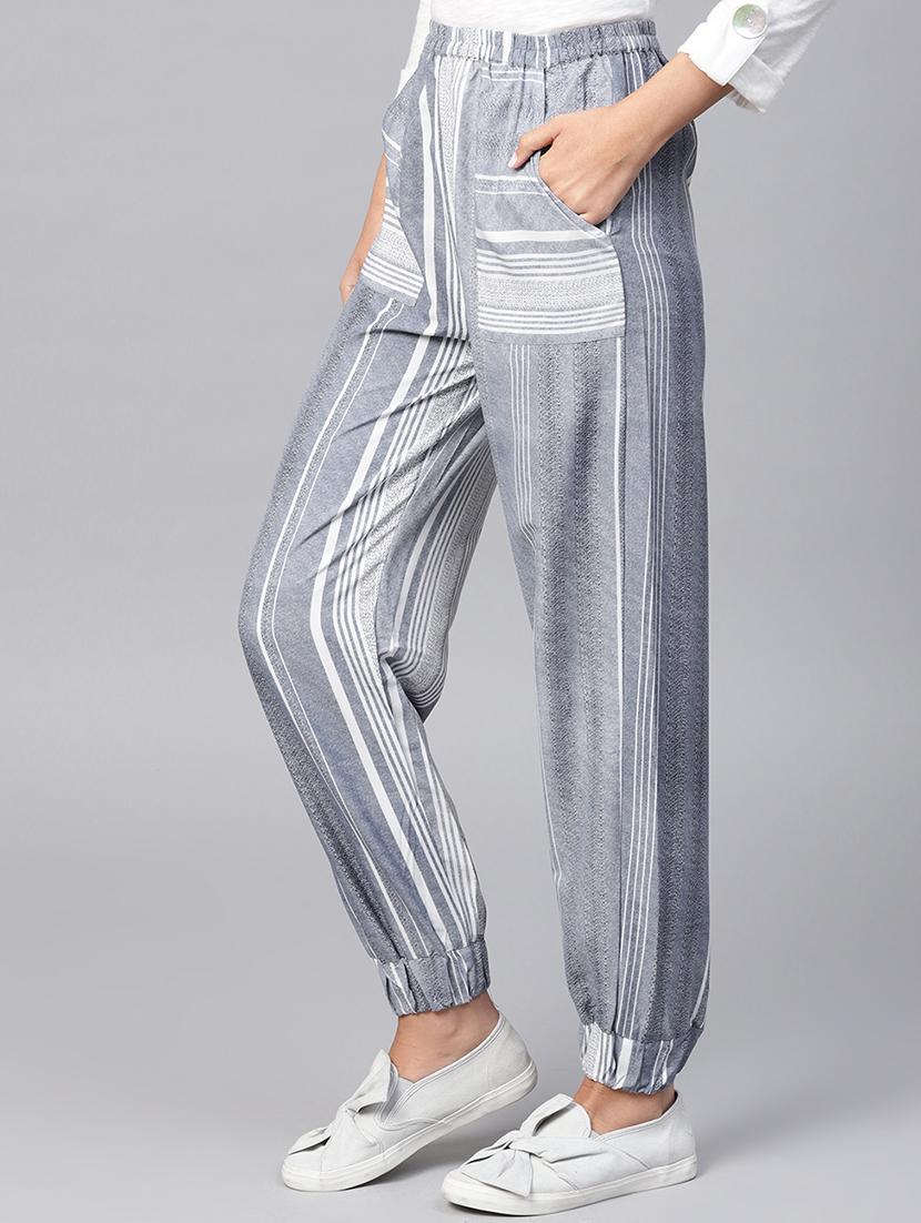 pocket patch striped trouser - 16237386 - Zoom Image - 2