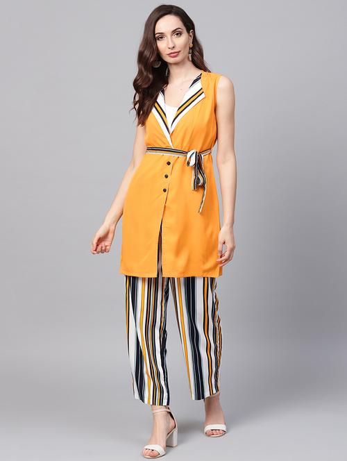 striped trouser and tunic set - 16237411 - Standard Image - 1