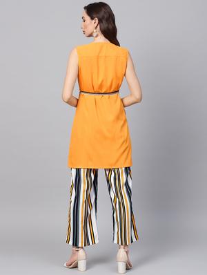 striped trouser and tunic set - 16237411 - Standard Image - 3