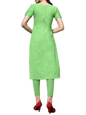 pintucks churidaar unstitched suit - 16237484 - Standard Image - 3