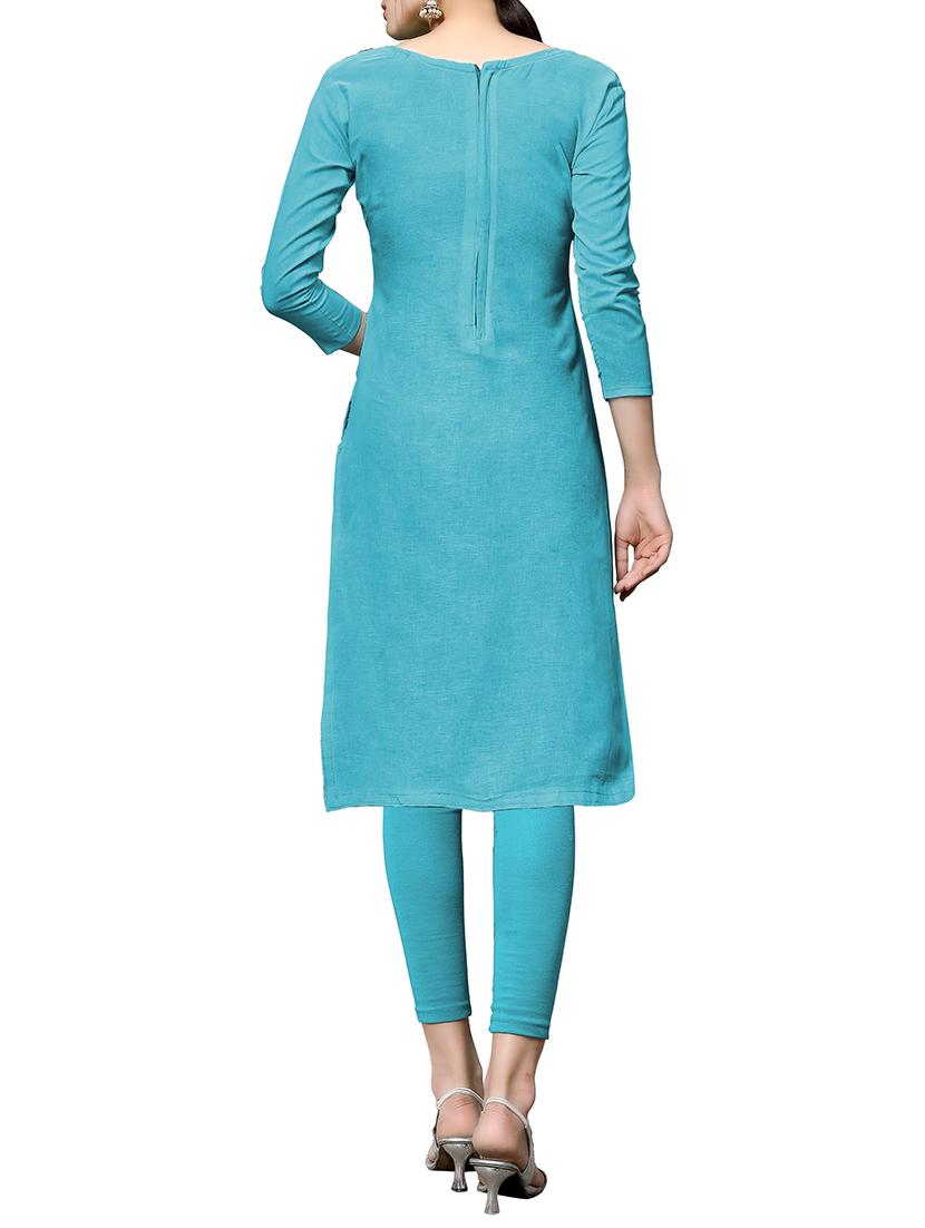 embroidered churidaar suits unstitched suit - 16237491 - Zoom Image - 2