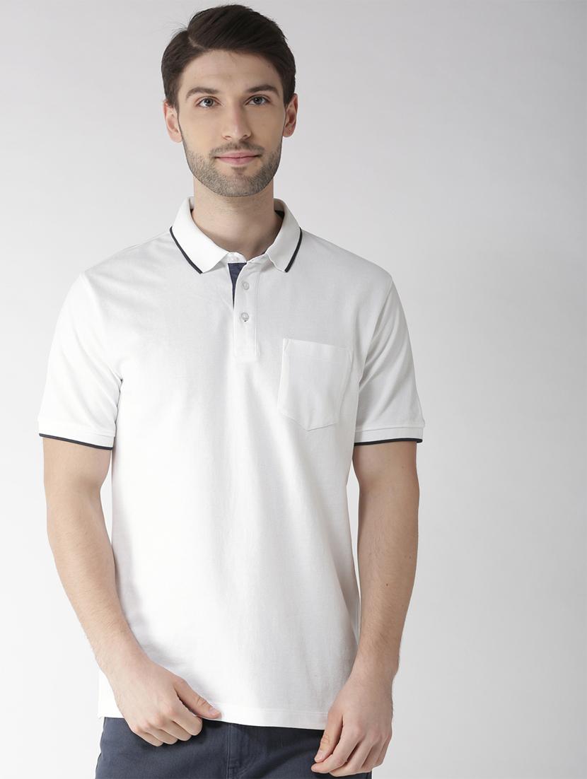 white polo t-shirt - 16238157 - Zoom Image - 1