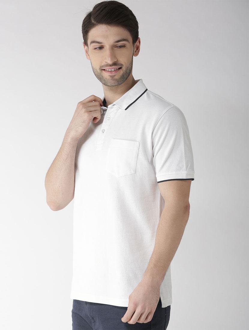white polo t-shirt - 16238157 - Zoom Image - 2