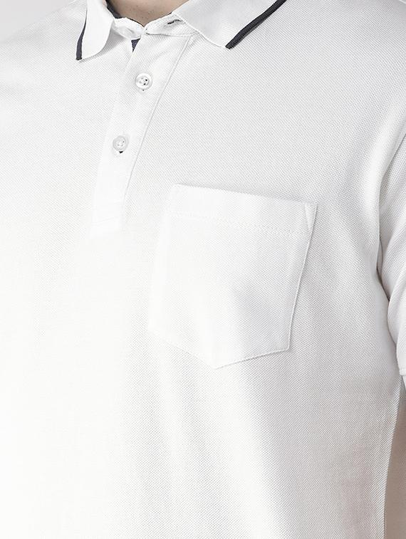 white polo t-shirt - 16238157 - Zoom Image - 4