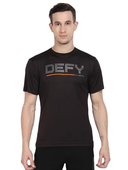 black printed t-shirt - 16239475 - Standard Image - 1