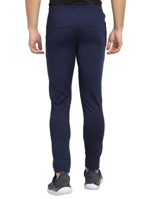 navy blue polyester full length track pant - 16239501 - Standard Image - 3